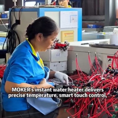 Pemanas air Pemanas Segera Pintar MOKER direka untuk rumah moden yang dipacu kecekapan